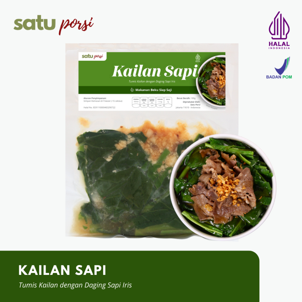 

Satu Porsi Kailan Sapi