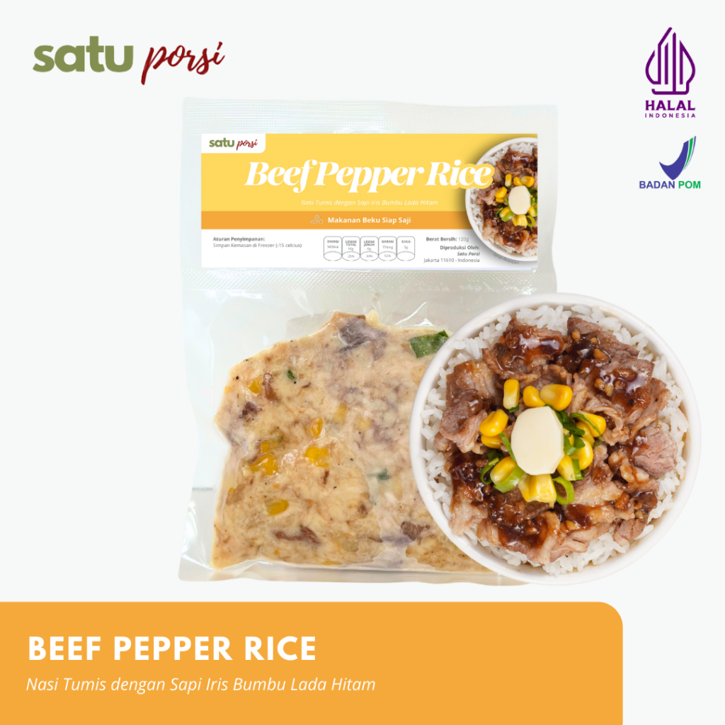 

Satu Porsi Beef Pepper Rice