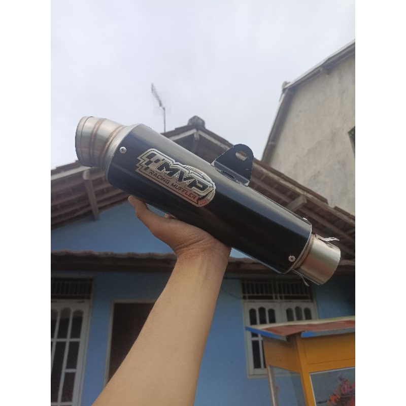 Knalpot MVP P25CM Kompetisi Black Coating Gread A