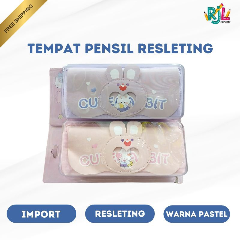 

Tempat Pensil Anak Import | Warna Pastel | Tempat Pensil Bahan Resleting