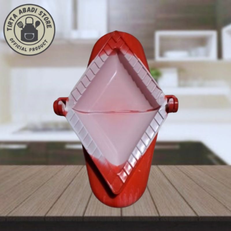 PROMO PASTEL MOTIV SEGITIGA IMPORT MALAYSIA / CETAKAN KUE PASTEL PLASTIK IMPPR FOOD GRAD HIGHT