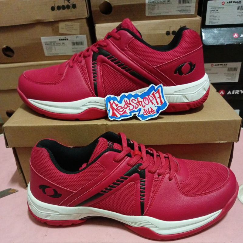 Sepatu Badminton Astec Jae Red/Merah badminton sport shoes original