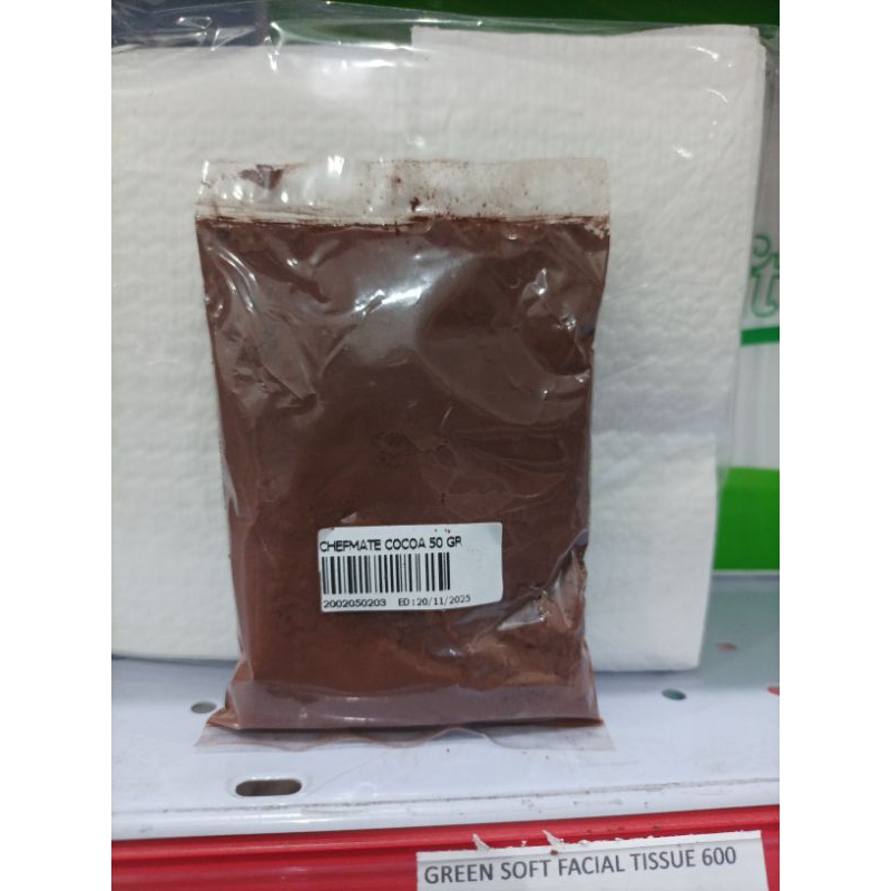 

Gooku 28 Store Chefmate Cocoa Powder Reddish Brown Cokelat Bubuk 50 Gram