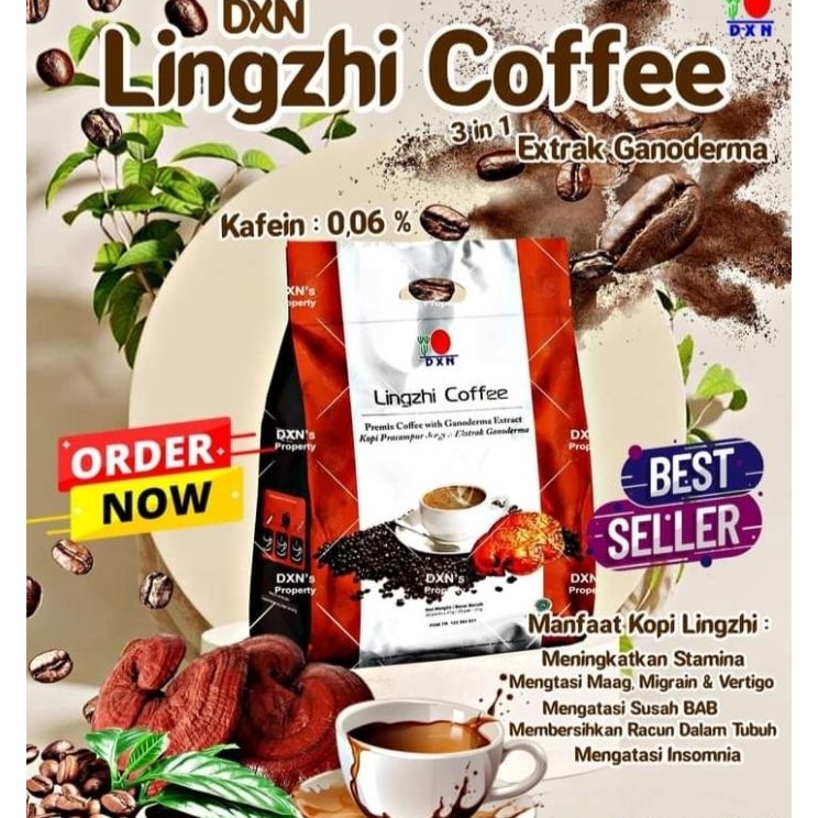 

Baru Sampai Lingzhi Coffe 3 in 1