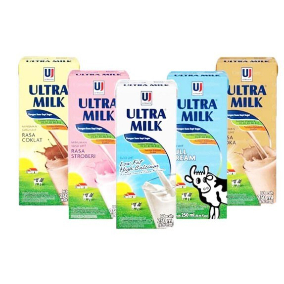 

Ultra milk moka / strawberry / full cream 250 ml