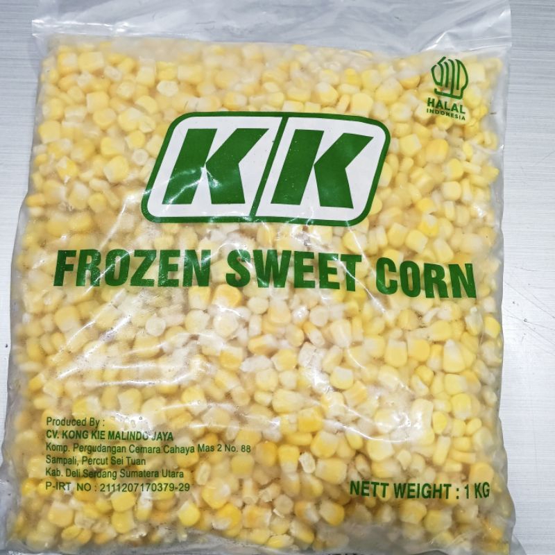 JAGUNG MANIS PIPIH FROZEN 1KG / SWEET CORN JASUKE 1KG