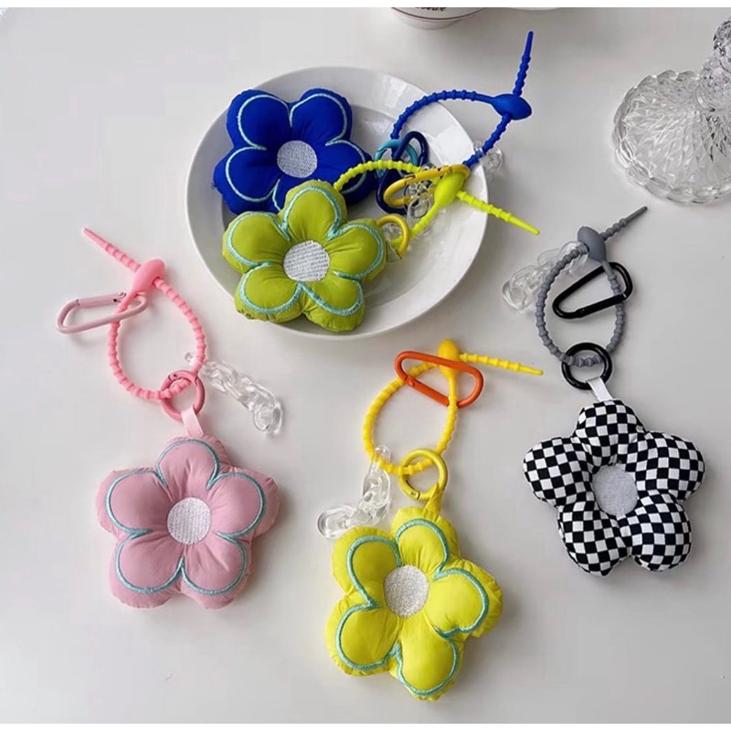 bagchain bunga || bagchain korea || bagchain || gantungan tas lucu || gantungan kunci || keychain ||