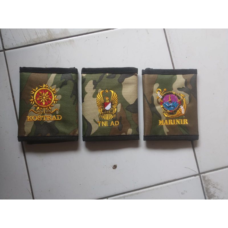 Dompet Doreng Gurun Libanon Logo custom TNI Terbaru