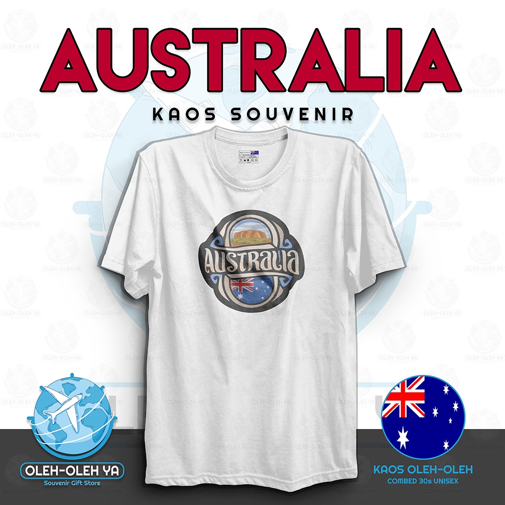 Oleh Oleh YA Souvenir Kaos Australia Oleh Oleh Kaos Australia T-Shirt Souvenir T-Shirt Australia Sou