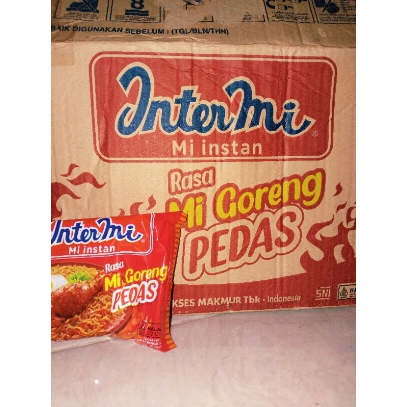 

Khusus Instan SPX/ GO-SEND Intermi Pedas 1 Dus 40pcs