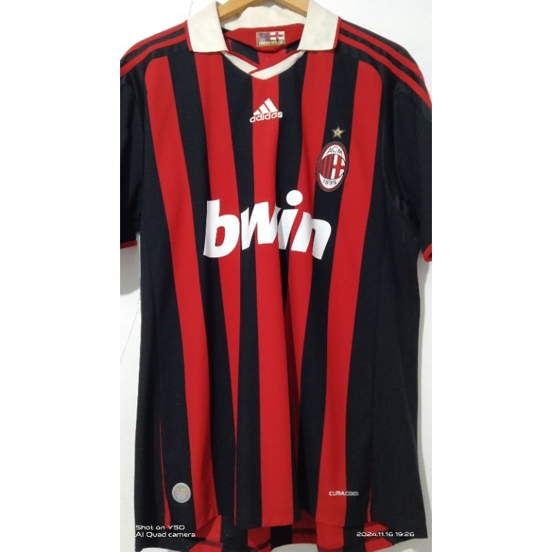 Jersey home AC MILAN 2009 ADIDAS ORIGINAL STORE Koleksi Pribadii