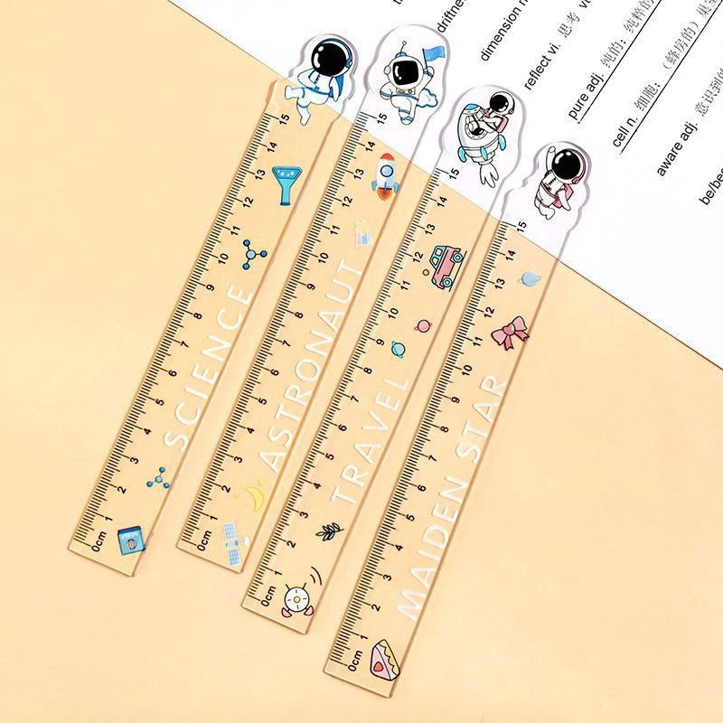 

Penggaris Motif Karakter Kartun Astronot 15 cm