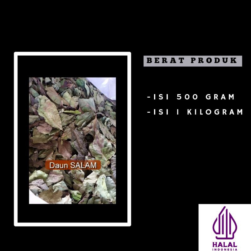 

Daun salam kering asli tanpa campuran