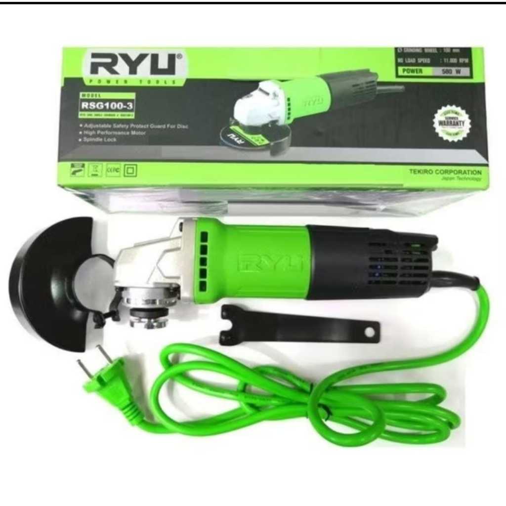 MESIN GERINDA GRENDA TANGAN RSG 100-3 RYU / MESIN GERINDA RYU