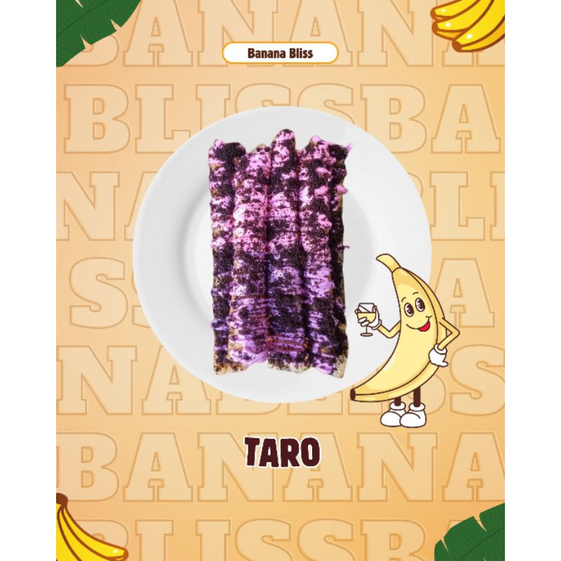 

Pisang Karamel Frozen Topping Taro - Banana Bliss