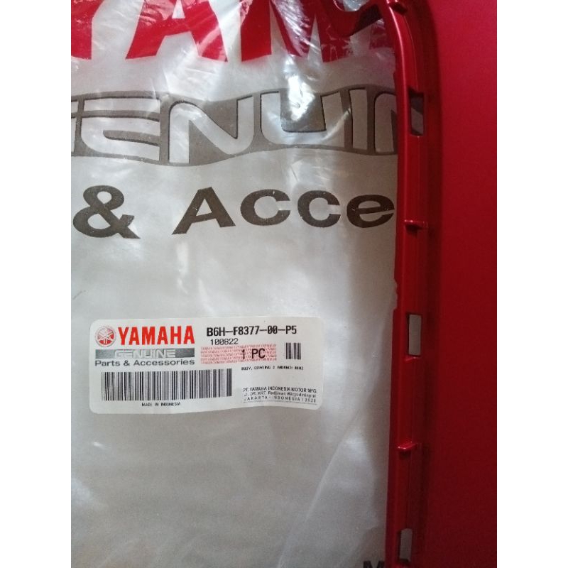 BODY COWLING NMAX sayap depan kanan New Nmax Merah doff