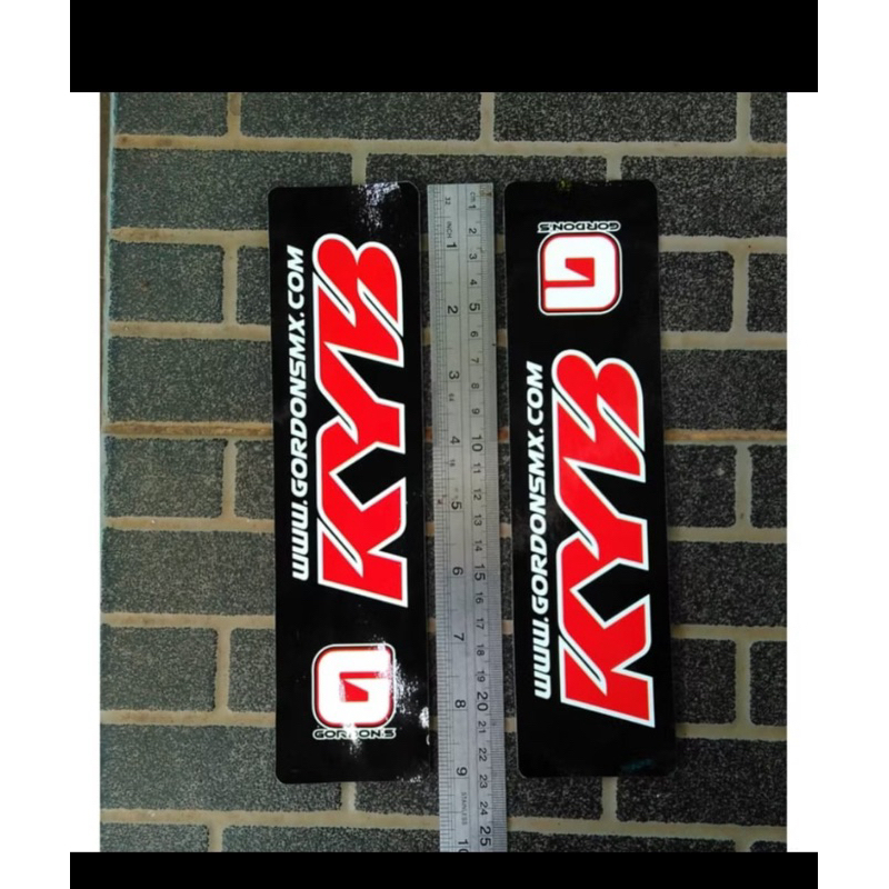 STIKER SHOCK KYB MURAH PREMIUM