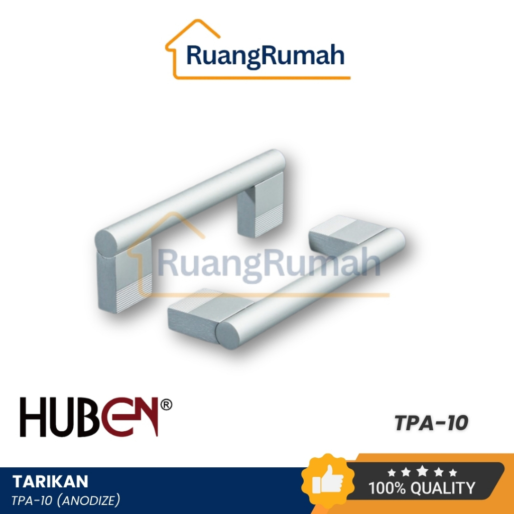 HUBEN TPA-10 Handle Pintu Lemari Tarikan Laci Gagang Pintu Minimalis Mewah Anodize Alumunium