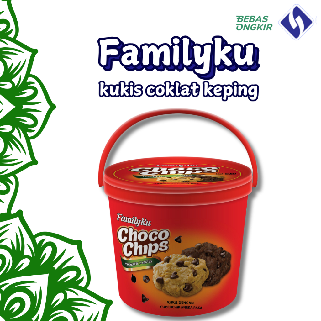 

FAMILYKU COOKIES TIMBA CHOCO CHIPS Biskuit Lebaran Parcel Lebaran