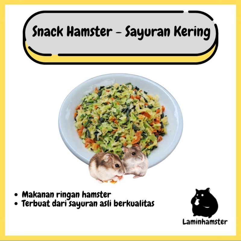 Snack Hamster - Dried Vegetables Mix / Sayuran Kering