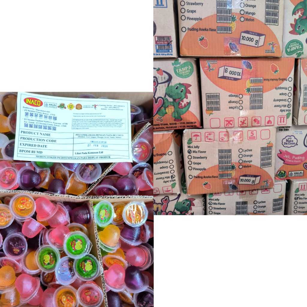 

1kg agar jely INICO(68 pcs kurang lebih)reypac fruity jeli food puding food puding makanan