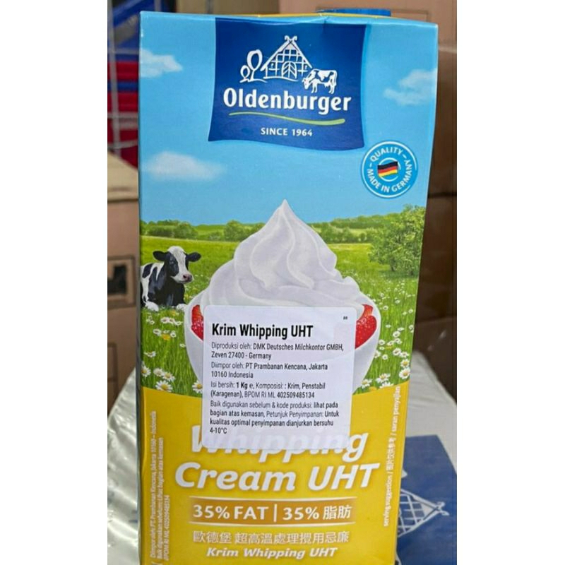 

WHIPPING CREAM 1LTR MURAH