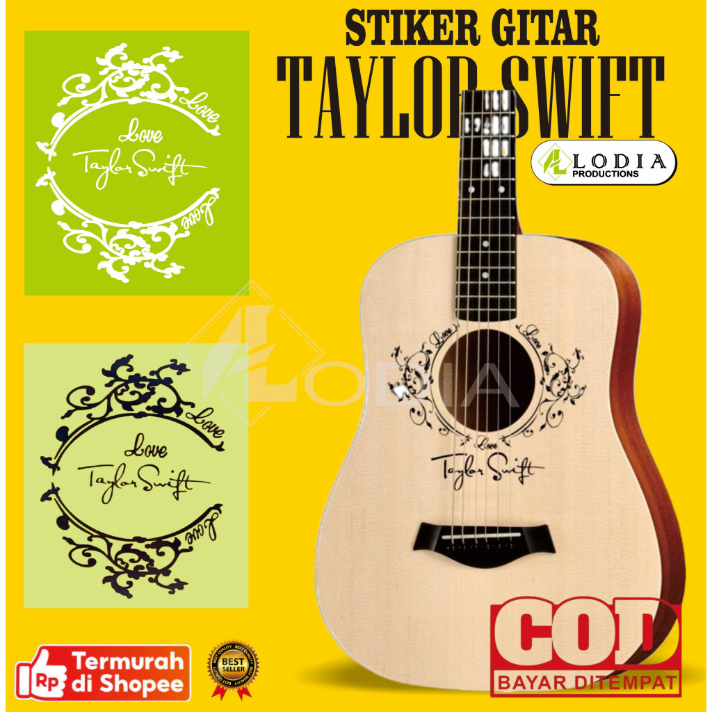 STIKER TAYLOR SWIFT || STIKER GITAR TAYLOR