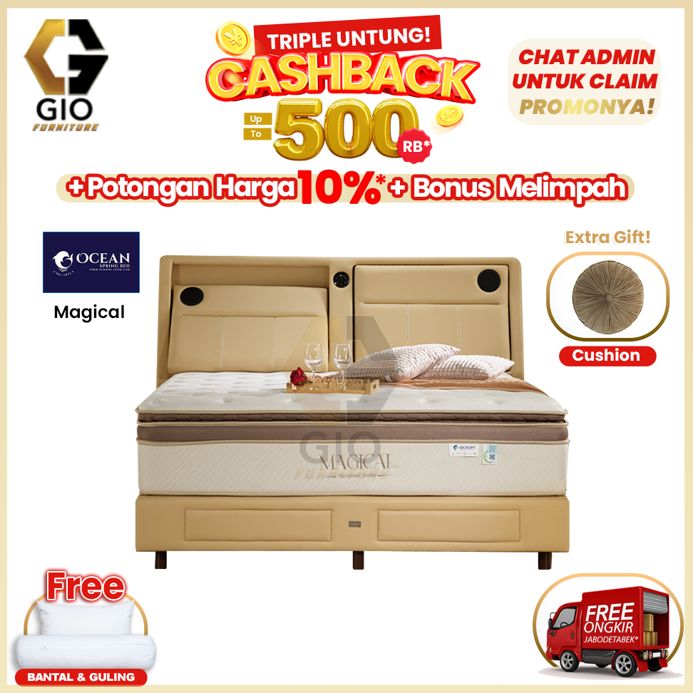 Kasur Ocean Magical / Ocean Springbed Magical (Fullset)