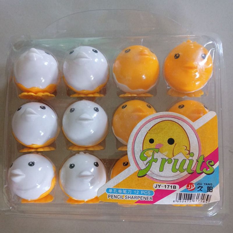 

Serutan Pensil Anak Ayam isi 12 pcs