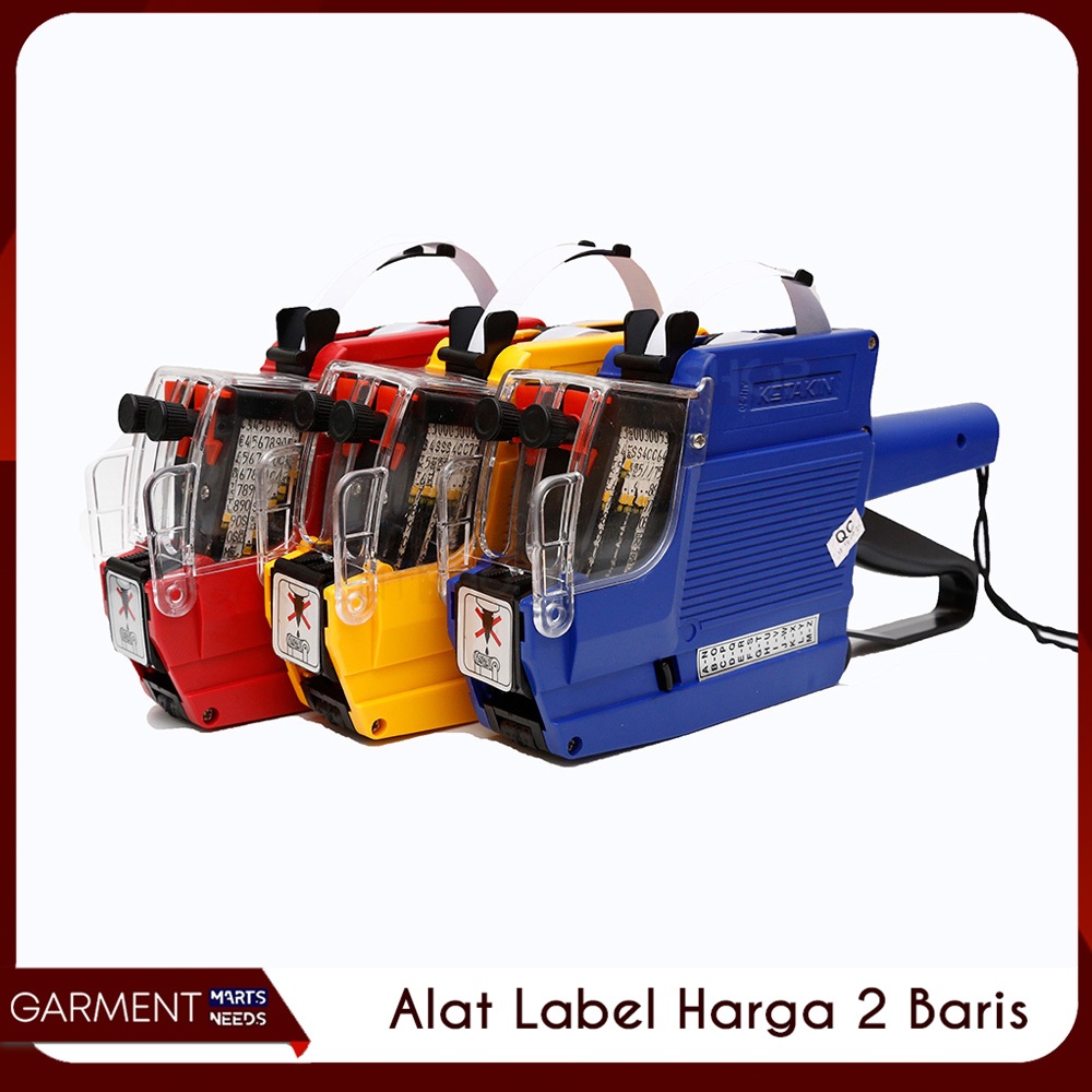 Alat Label 2 Baris 10 Digit Cetak Stiker Expired Huruf Angka MX 6600 Labeller Tool