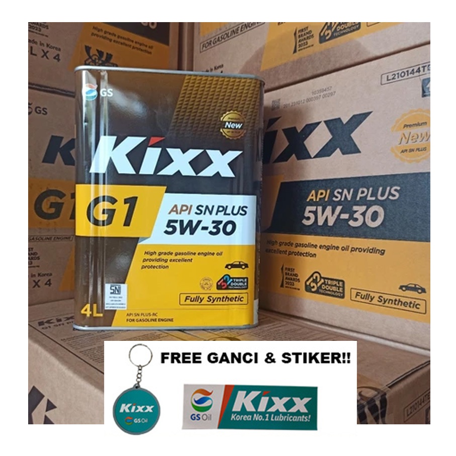 KIXX GX7 5W-30 4Liter Oli Mobil Bensin
