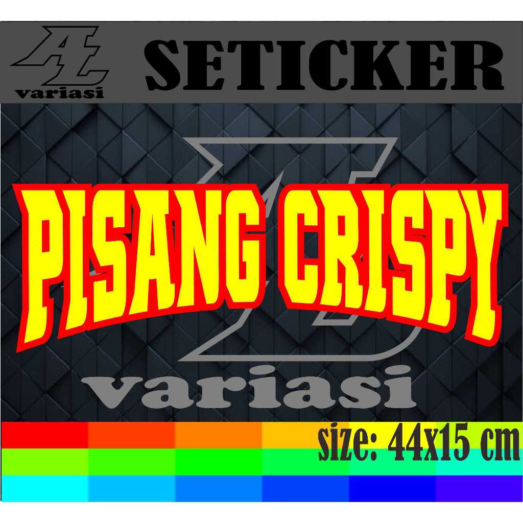 

CUTTING SETICKR NAMA JUALAN PISANG CRISPY DOBEL WARNA BAGUS MUDAH DI PASANG