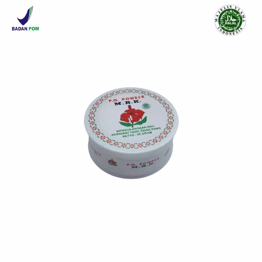 Deo MBK Powder putih 60gr/Deodoran bubuk ringan/bau ketiak/menyegarkan/segar