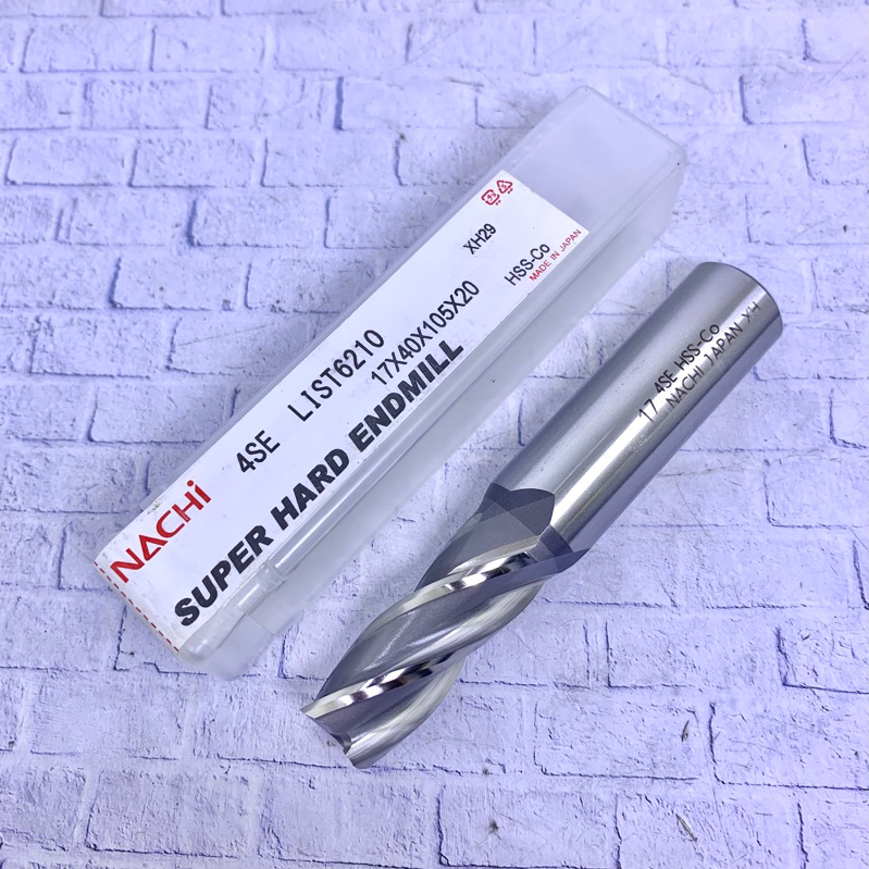 Endmill 17 mm HSS Original Nachi Japan baru..Endmill 17mm