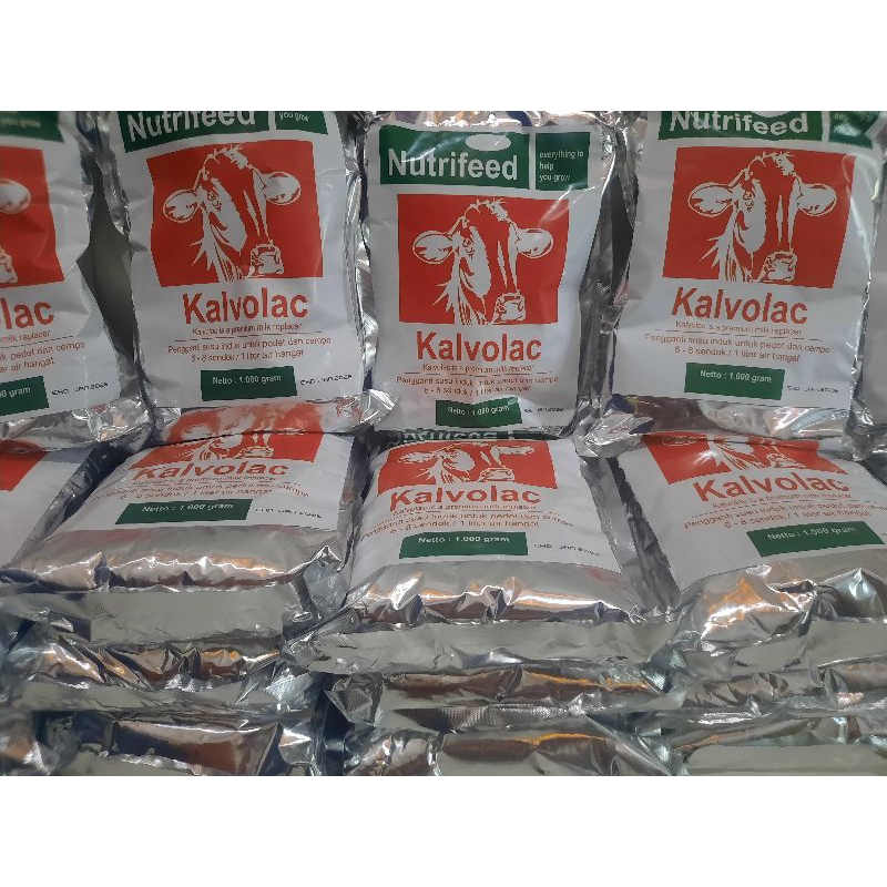 KALVOLAC SUSU FORMULA PENGGEMUK HEWAN TERNAK ( 1 KG )
