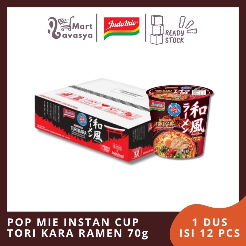 

POP MIE INSTAN CUP TORI KARA RAMEN 70g - 1 DUS ISI 12 PCS - KOTA BANDUNG - LAVASYA MART