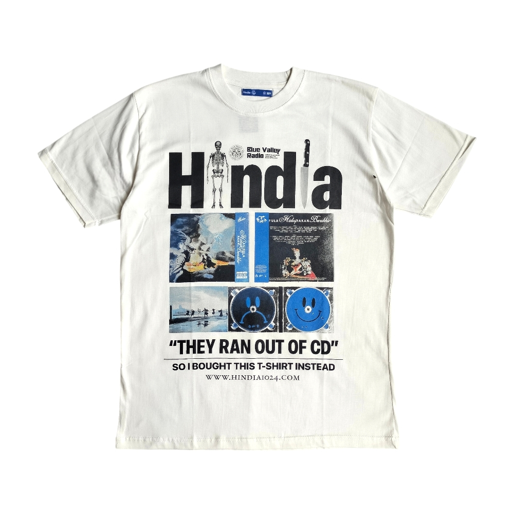 TSHIRT HINDIA - SOLD OUT (WHITE)
