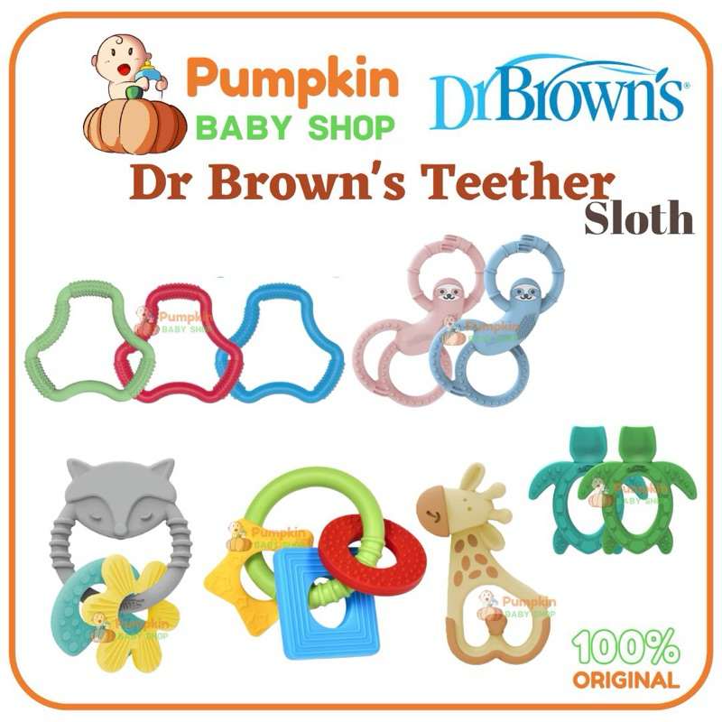 Dr Browns Flexees Teether - Gigitan Dr browns