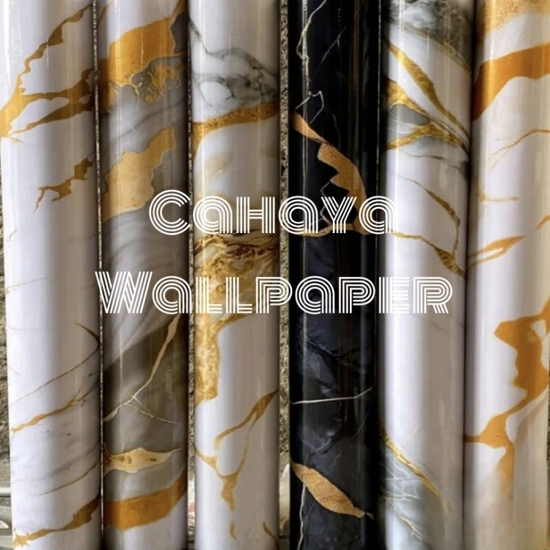 New Variasi Stiker Marmer glosy pvc / stiker wallpaper