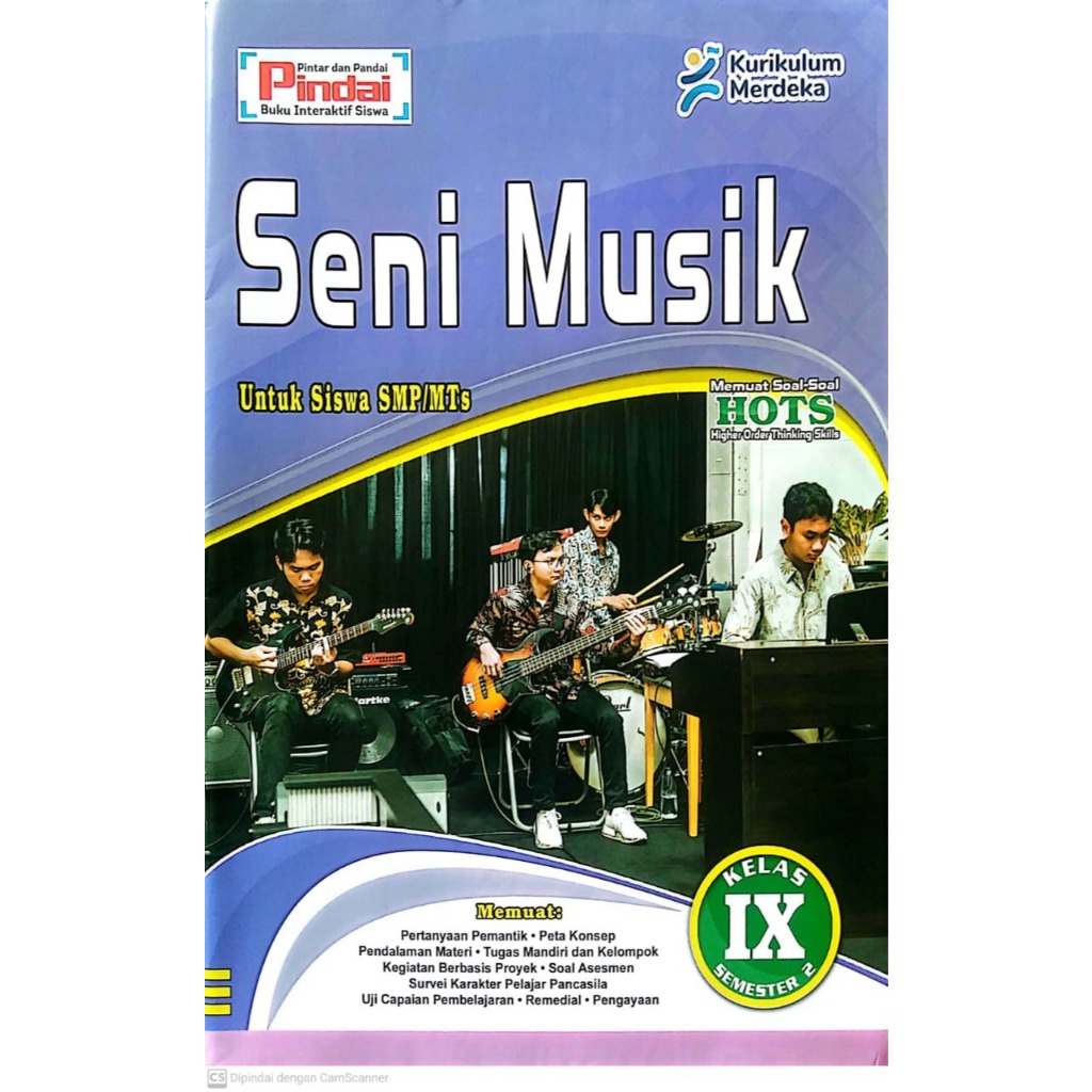 Buku LKS Seni Musik Kurikulum Merdeka Kelas 9 SMP/MTs Semester 2