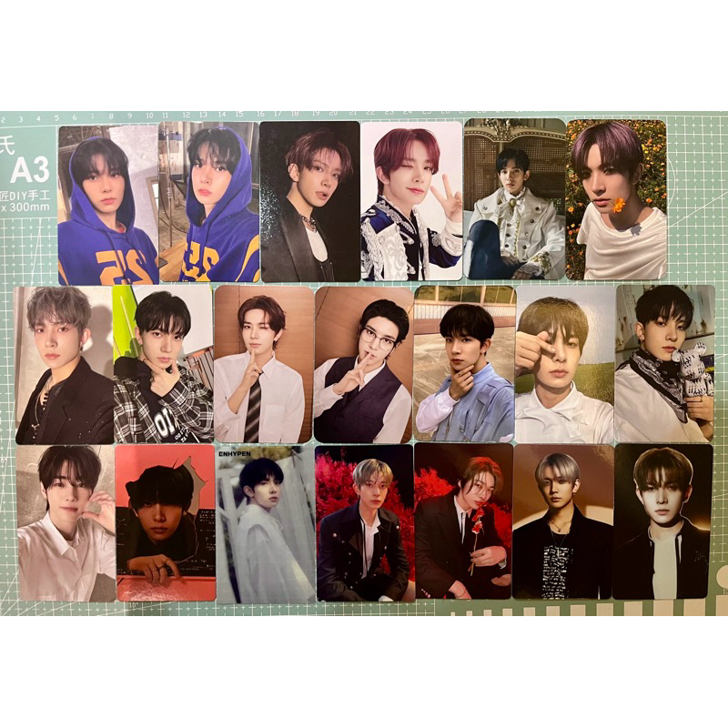 [CLEARANCE SALE] PC Photocard Official Enhypen Heeseung Sunghoon r:u hee hoodie heehood esse charybd