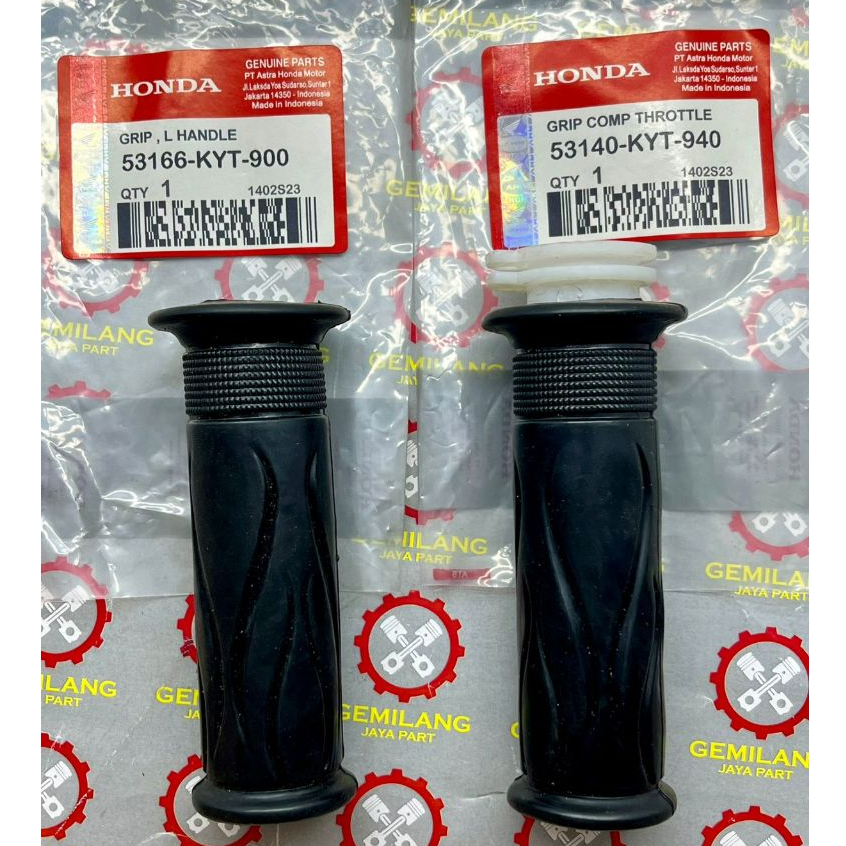 Grip Handfat + Pipa gasHonda Scoopy Fi ESP Beat Original Honda