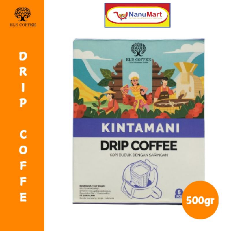 

EL'S COFFE DRIP KINTAMANI ROBUSTA COFFE 5PCS