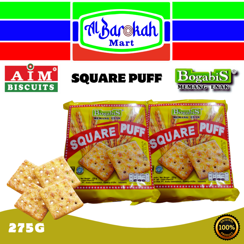 

Bogabis Square Puff 275g Memang Enak