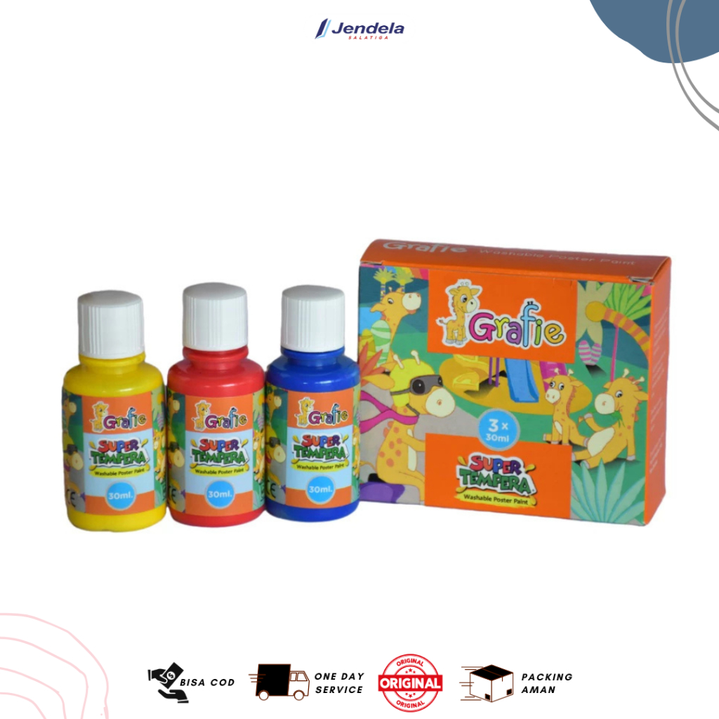 

Grafie Super Tempera Washable Poster Paint / Finger Painting Grafie 30ml - ATK