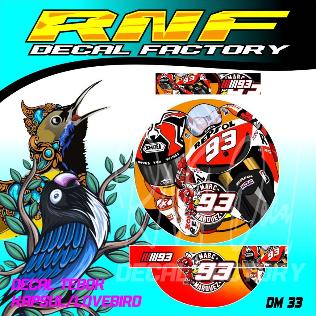 STIKER TEBOK KAPSUL MARQUES MM93