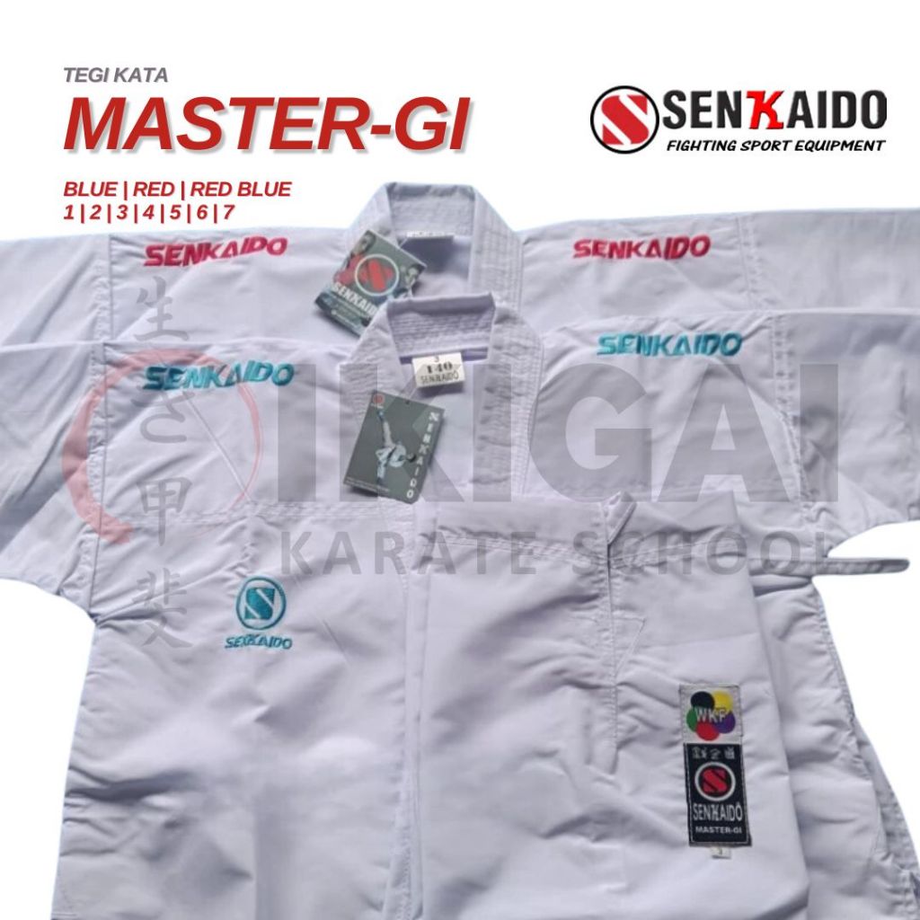 SENKAIDO TQ3 MASTER-GI TEGI KATA Karate-Gi Baju Karate
