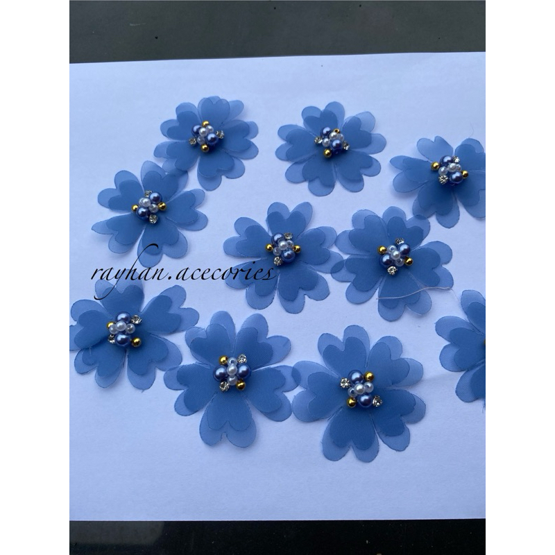 bunga organza 3d