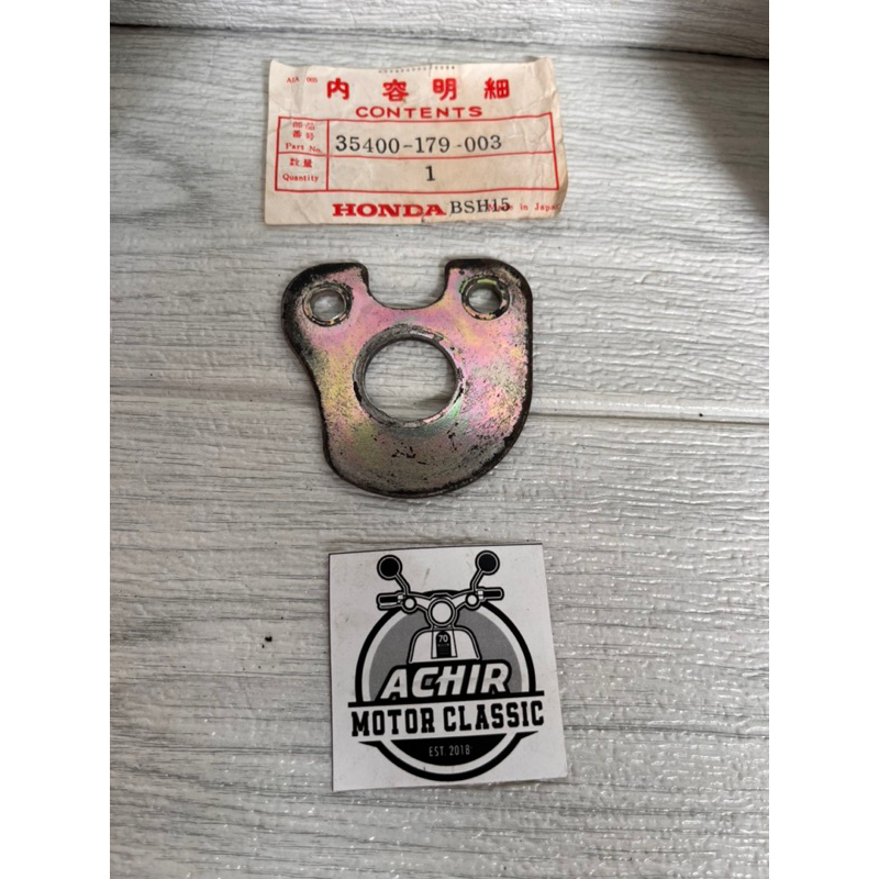 plat besi dudukan Pangkon stang honda c70 c700 c800 Supercup original