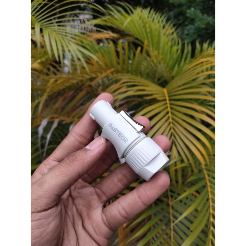 Jeck Spikon Jack Laki Speakon DASTECH Connector Dastech Warna Abu2 Speacon Male Original Kualitas Pr